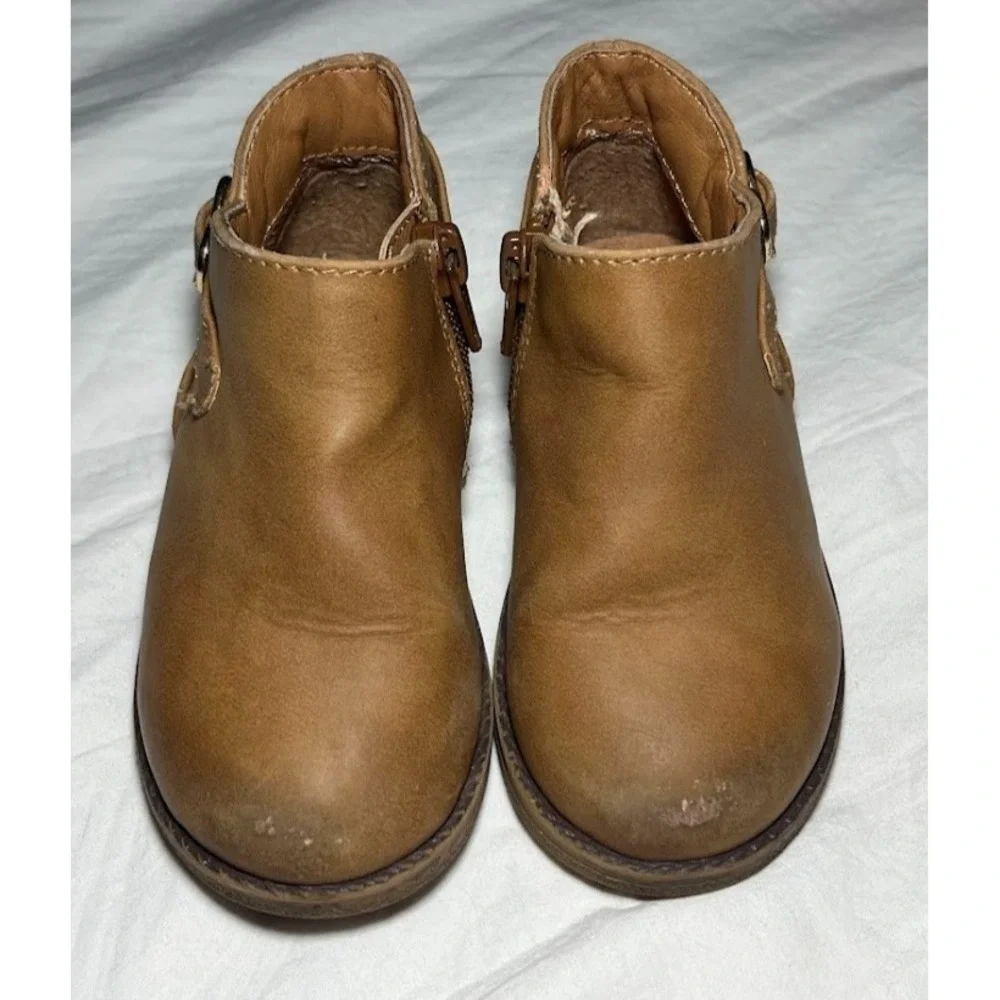 Jumping Beans Children's Place Toddler Girl Sz 6 7 Brown Boot Lot Short Tall Lot